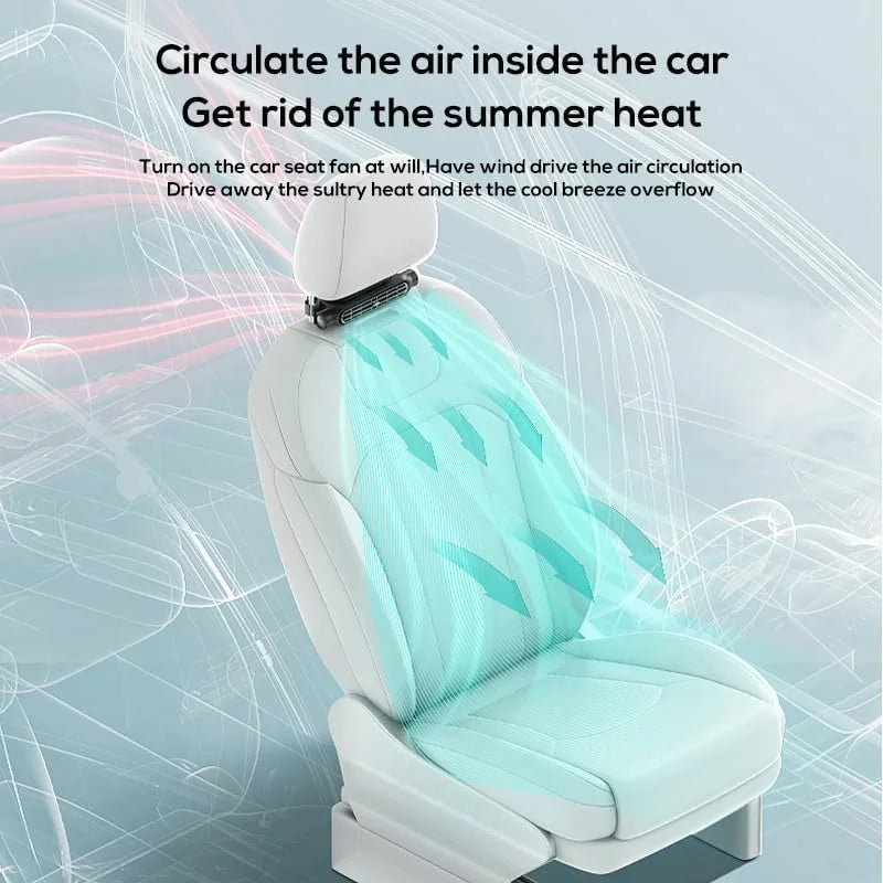 DriveBreeze Seat Fan — Cool Comfort for Every Passenger
