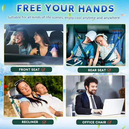 DriveBreeze Seat Fan — Cool Comfort for Every Passenger