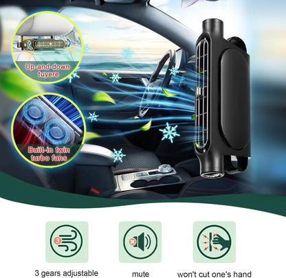 DriveBreeze Seat Fan — Cool Comfort for Every Passenger